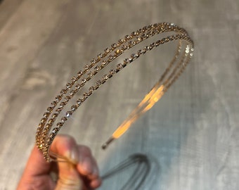 Gold headband