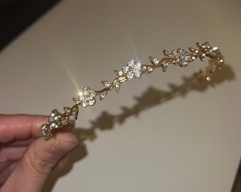Gold headband