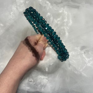 Teal blue headband