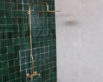 Unlacquered Solid brass  bathroom shower , shower system , Rain Shower , shower , shower hand , shower system , shower hose , shower hand