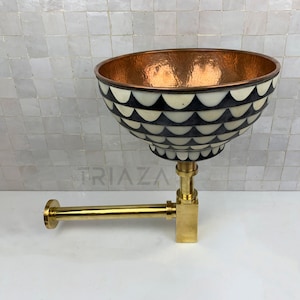 Unlacquered solid brass S trap sink drain , brass S trap , Tube s trap , sink waste trap , bathroom s trap sink , bathroom sink drain