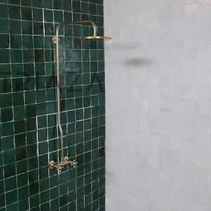 Unlacquered Solid brass shower , Showerhead , shower , shower hand , shower system , Rain shower head , shower set , shower hand ,showerhead