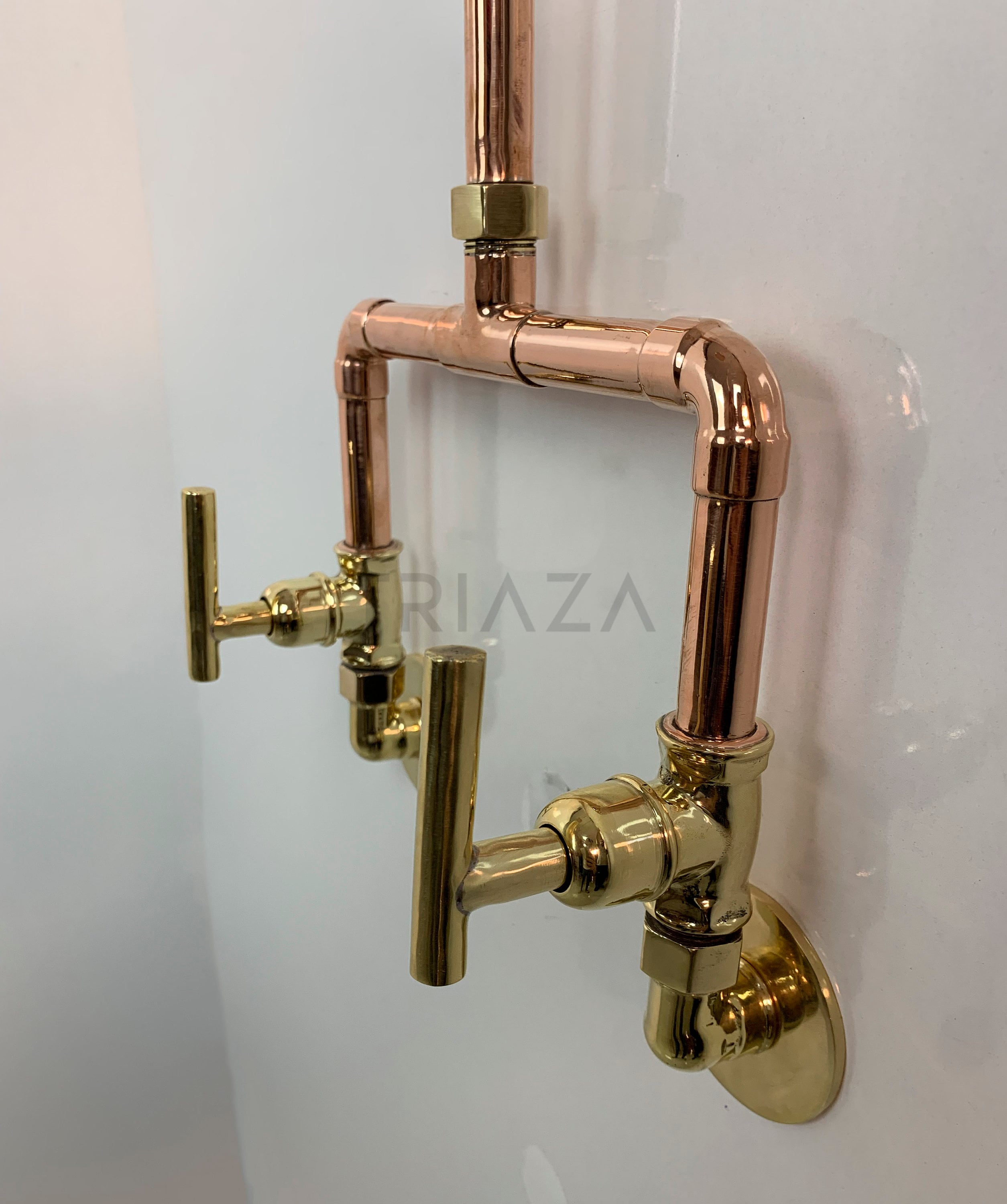 Unlacquered Solid Copper Shower Outdoor Shower Copper Etsy Australia