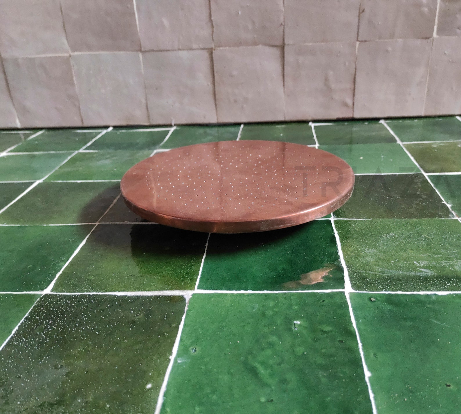 Unlacquered Solid Copper Shower Head Copper Shower Head Etsy Australia