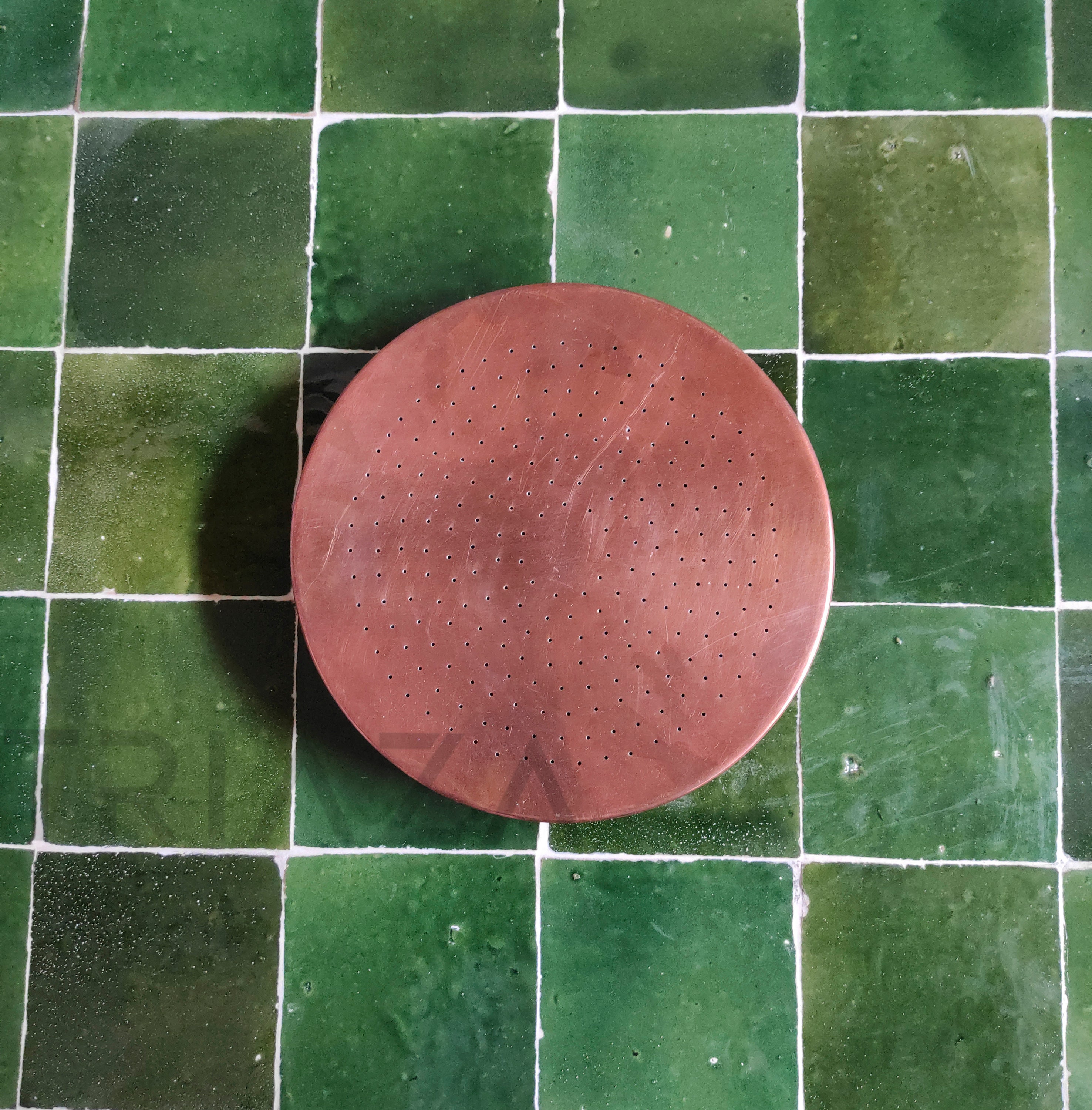 Unlacquered Solid Copper Shower Head Copper Shower Head Etsy Australia