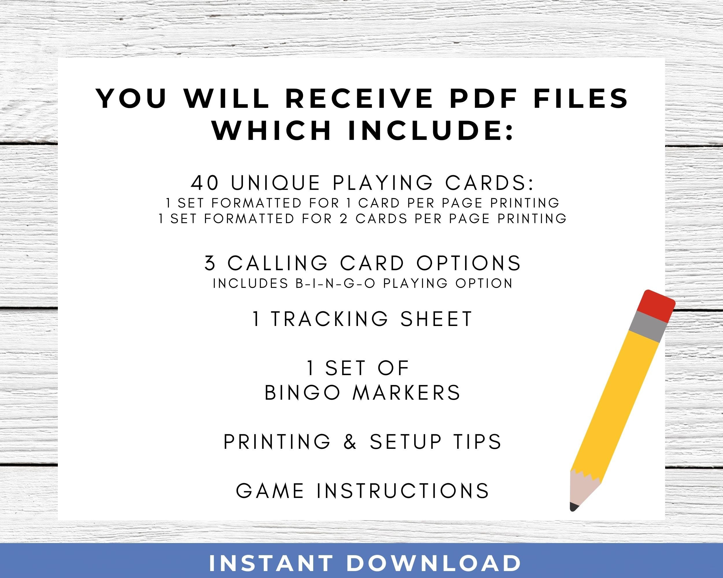 First Grade Bingo Game Printable 40 Cards and Apple Markers - Etsy