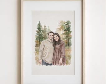 Faceless Portrait, custom illustration, personalized photo, photo illustration, personalized portrait, boyfriend gift, girlfriend gift