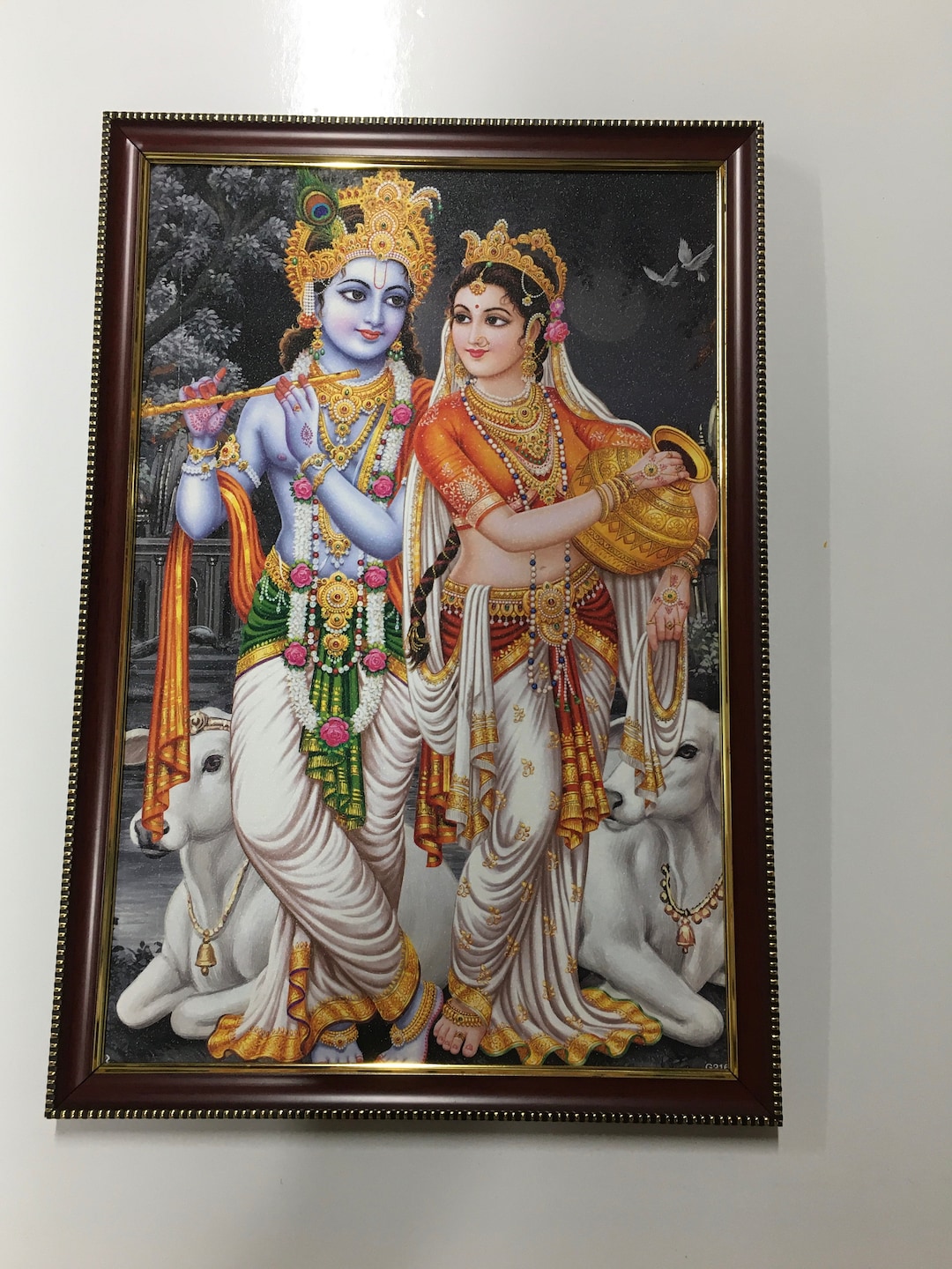 Radha Krishna Divine Love Laminated Wallframes19x13 - Etsy