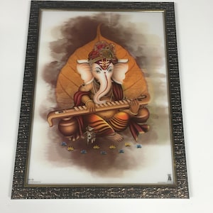 Sri Ganapathi Framed Picture Frames 3D WALLFRAMES(17X13&quot;)