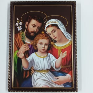 Heilige Familie gerahmte Bilderrahmen WALLRAMES (34X28cm)