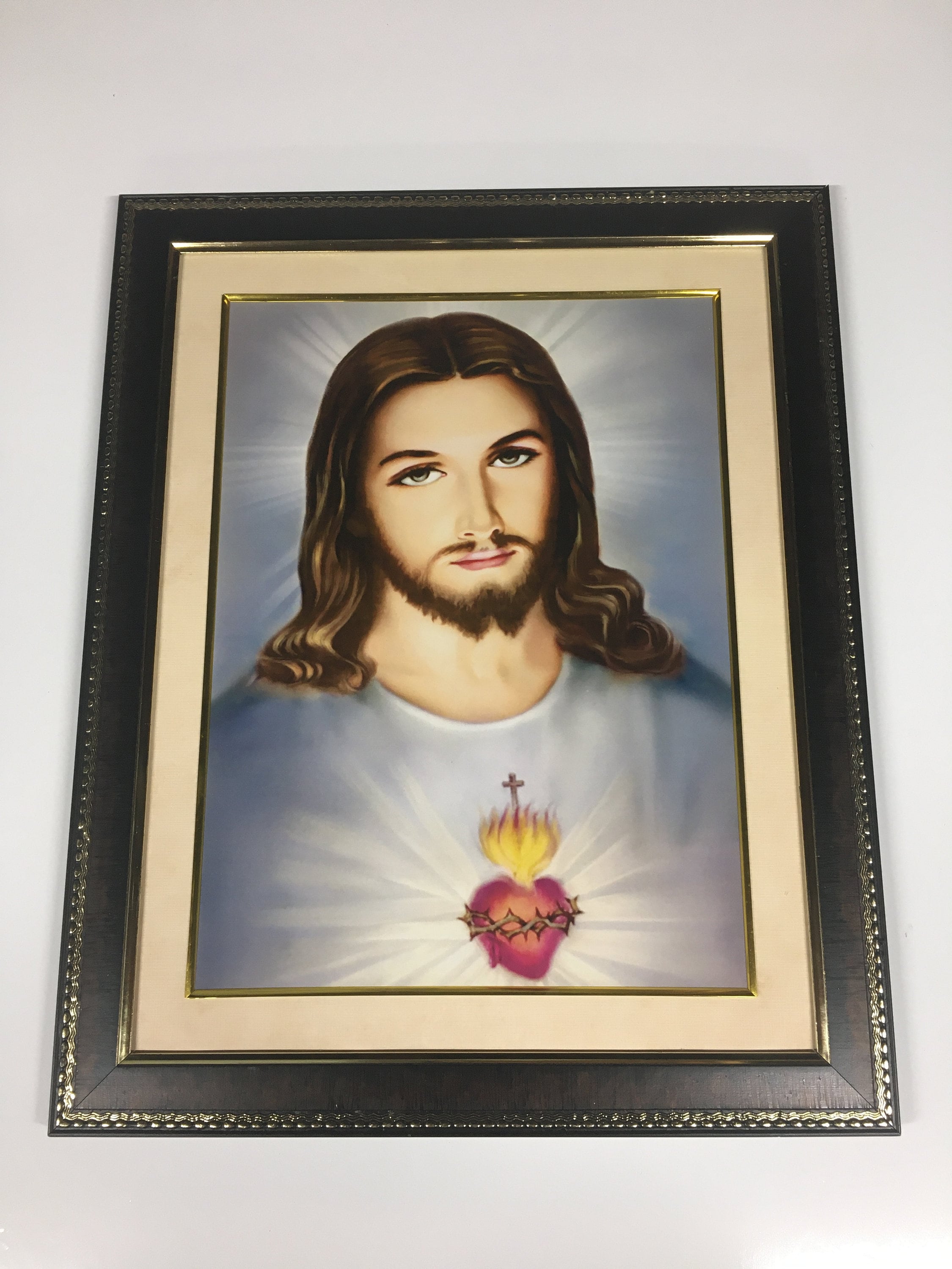 Jesus Christ Sacred Heart Framed WALLFRAMES (20X16”) - Etsy