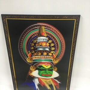Kathakali  - classical Indian dance of kerala state framed Picture Frames  WALLFRAMES (25X17&quot;)