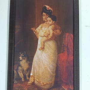 There Comes Papa Painting Print Framed WALLFRAMES (30.5X20.5")