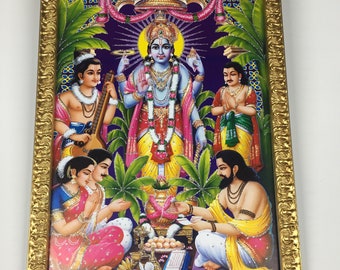Buy Snake Of Lord Shiva Poster/ Reprint Hindu God Picture With Golden Foil Unframed Size 5 X7 Inches
