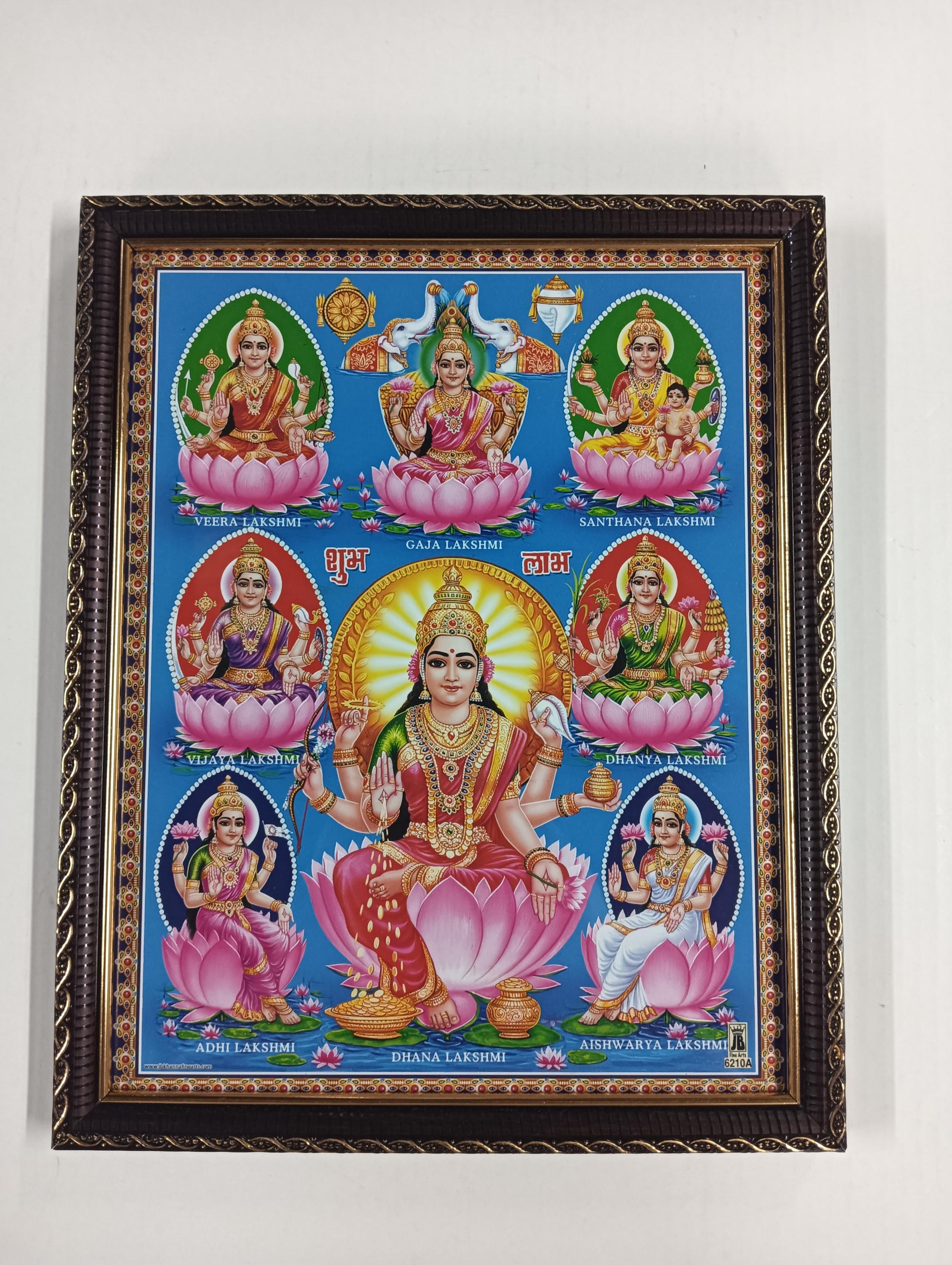 Ashta Lakshmi Framed Picture Frames WALLFRAMES (12x10") - Etsy