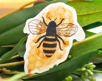 Bee Sticker   Bee Planner Sticker    Bumblebee Stickers    Honeybee Sticker   Bee  Scrapbooking | Sticker for water bottle, bullet journal
