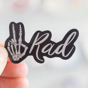 Radiology Tech Sticker   Too Rad sticker   Rad Tech Gift   Xray Tech Sticker   Xray Tech Gift  Waterproof sticker for water bottle, laptop