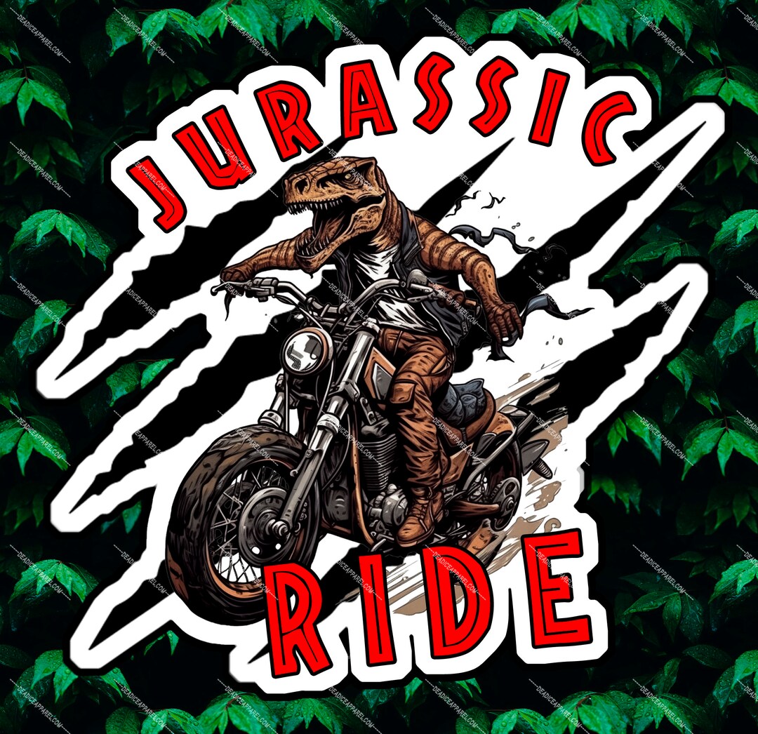 Jurassic Ride Logos Jurassic Ride Sticker! - Etsy