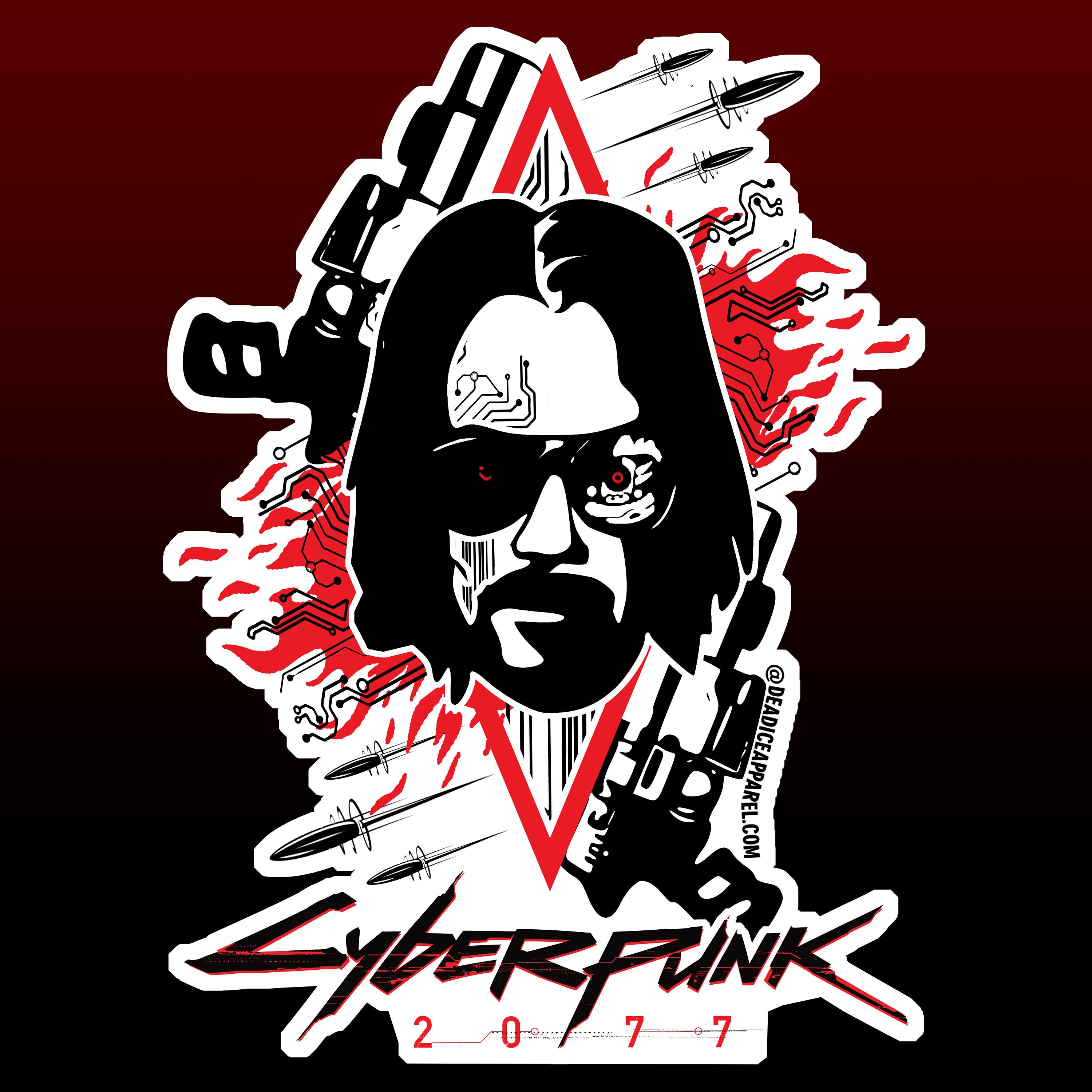 Stickers Cyberpunk 2077 Collector's Édition – Autocollants PS4 & Xbox One, Jeu Vidéo Cyber Punk 77