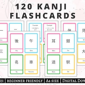 初心者向け漢字フラッシュカード | 日本語フラッシュカード印刷 | 漢字デジタルダウンロード | 漢字 N5 | 漢字練習 | 日本語漢字学習 PDF