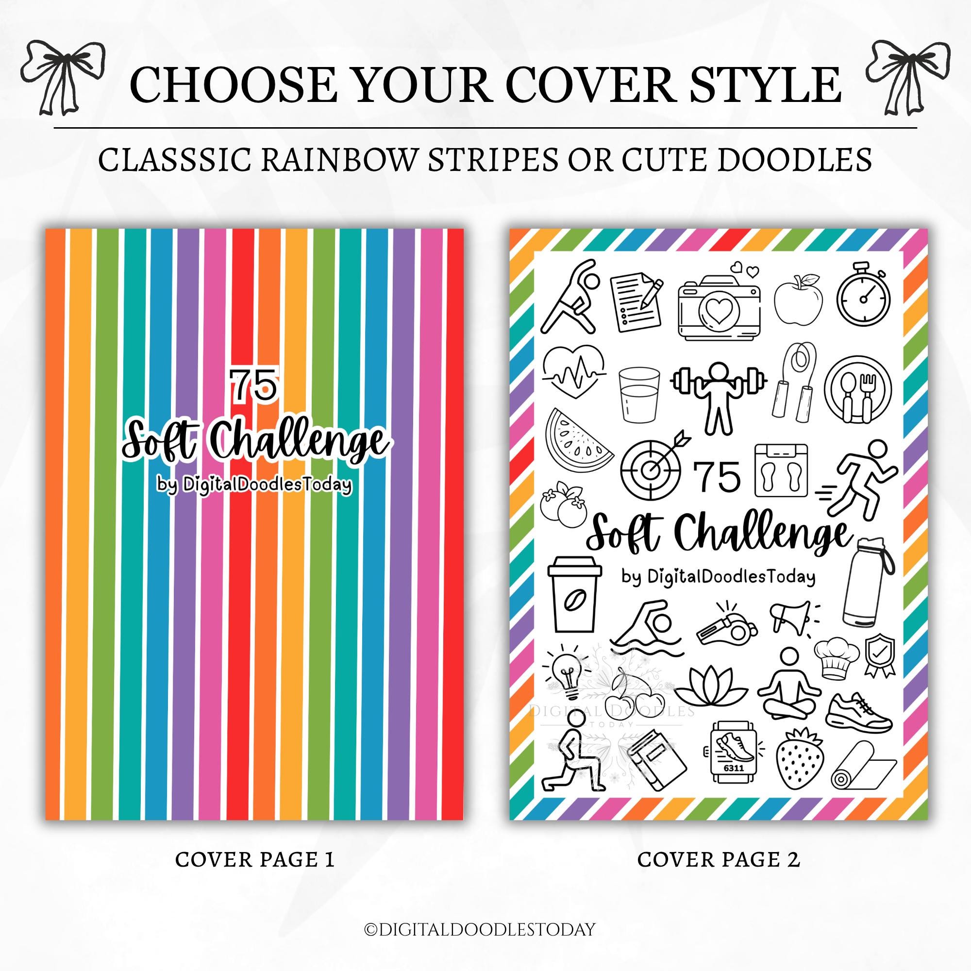 75 Soft Challenge Tracker Printable Editable, 75 Soft Challenge, 75 ...