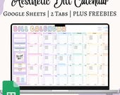 Bill Tracker Spreadsheet Google Sheets Bill Calendar Monthly Smart Bill Planner Editable Bill Payment Dashboard Personal Finance Planner