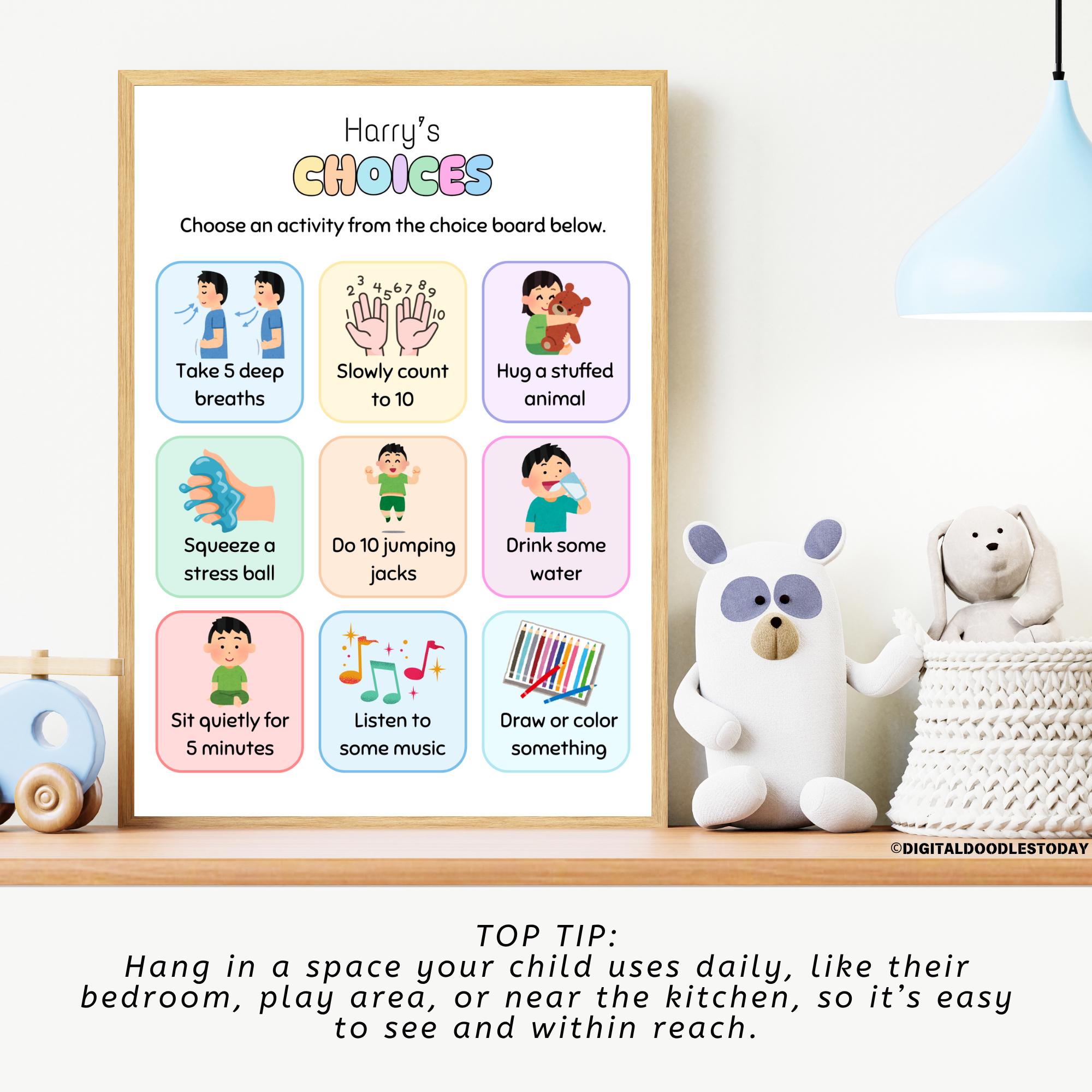 Children ADHD Executive Functioning Kit | Printable ADHD Kids Tools ...