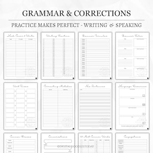 Pdf Template Language Learning Language Learning Planner Printable Template Digital Download, Language ...