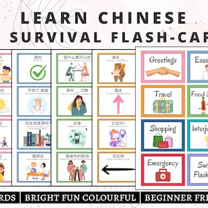 Chinese Flashcards for Beginners, Chinese Printable Flashcards, Chinese Essential Phrases, Study Chinese, Chinese Language, Mandarin Chinese
