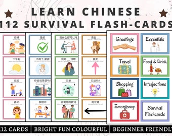 Chinese Flashcards for Beginners, Chinese Printable Flashcards, Chinese Essential Phrases, Study Chinese, Chinese Language, Mandarin Chinese