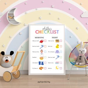 Editable Kids Chore Chart Bundle, School, Reward, Allowance, Daily Checklist, Weekly Chores, Behavior, Consequences, Screen Time, Letter image 10