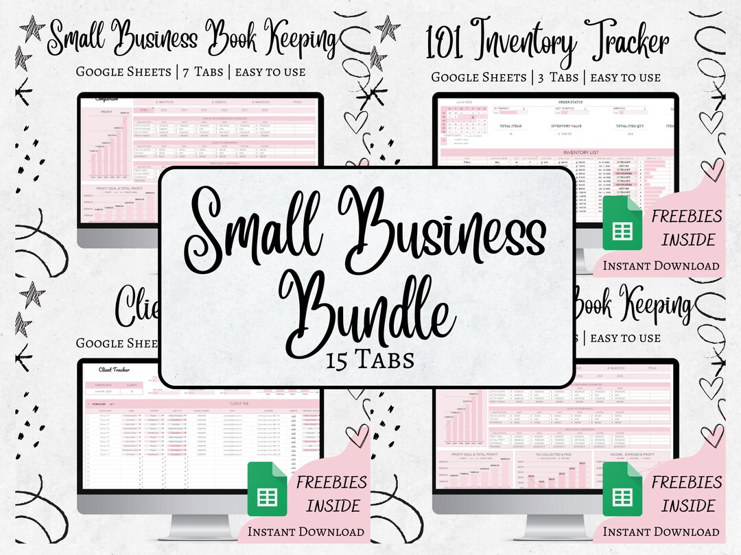 Small Business Spreadsheet Template for Google Client Tracker Google ...