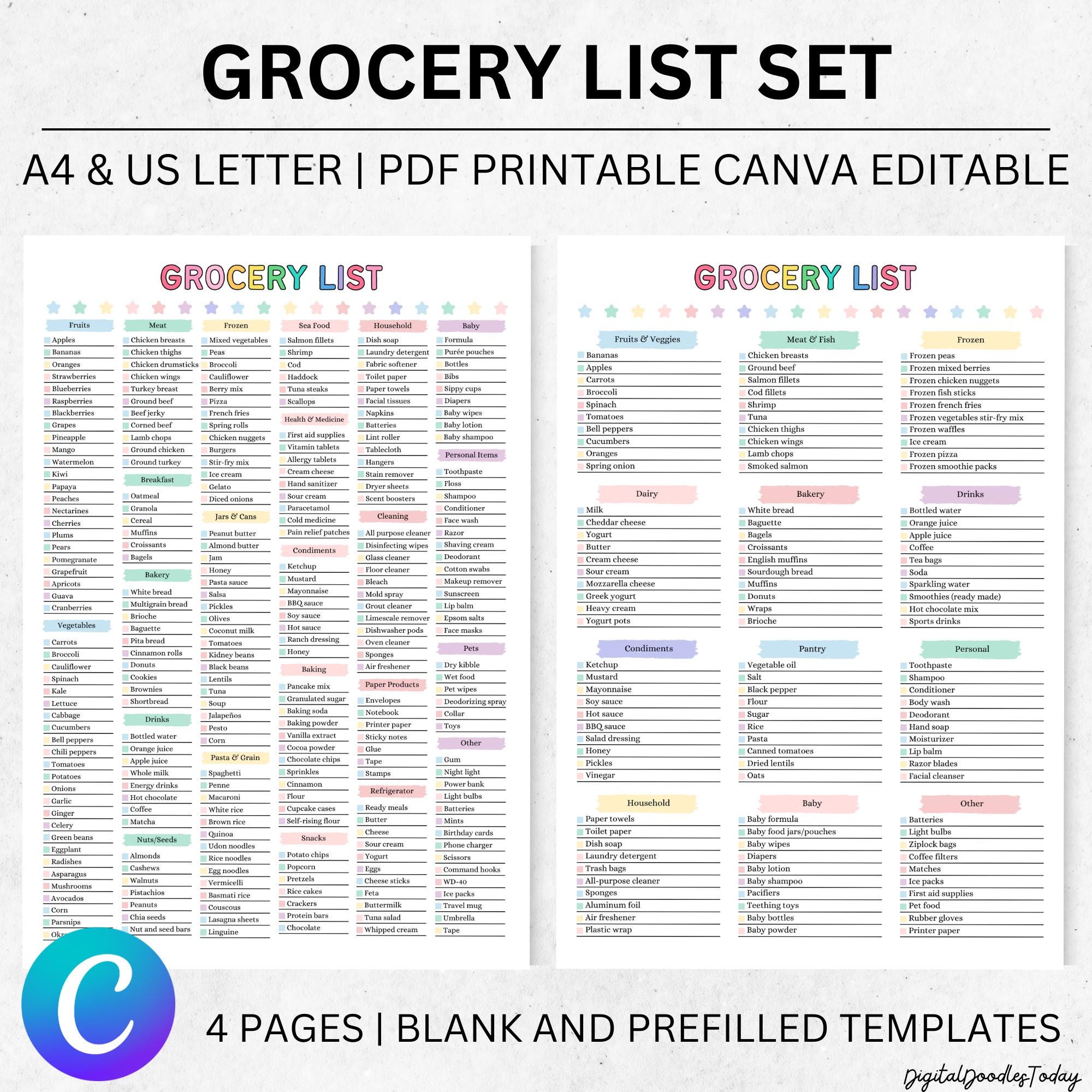 Food Shopping List App Compatible With Google Home Grocery List