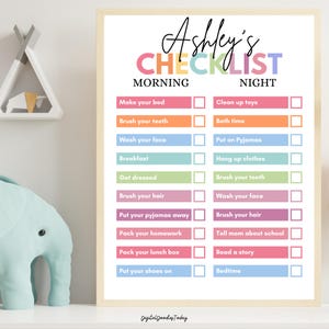 Editable Kids Chore Chart Bundle, School, Reward, Allowance, Daily Checklist, Weekly Chores, Behavior, Consequences, Screen Time, Letter image 9