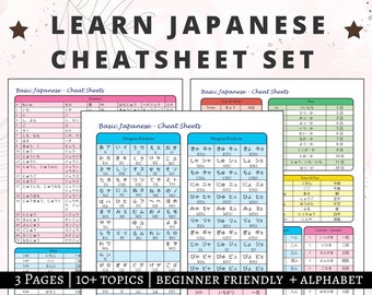 Japanese Cheat Sheets, Japanese Hiragana, Japanese Practice Sheets, Japanese Katakana, Japanese Kanji, Japanese Words, Japanese Study, JLPT
