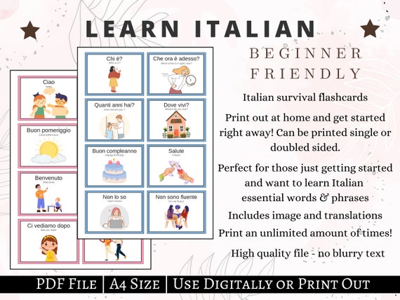 Italian Words For Toddlers