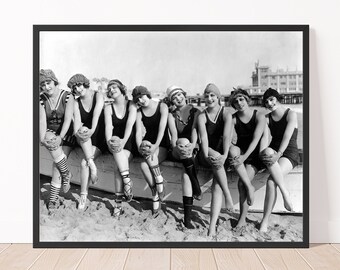 1920s Bathing Beauties Print - Etsy