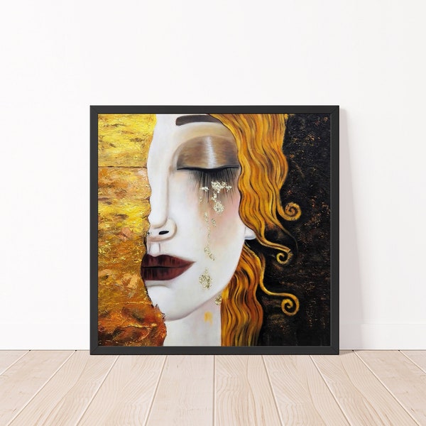 The Golden Tears Art Print  Freya's Tears' Poster Zilberman Wall Art