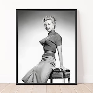 Black and White Vintage Fashion Photography Bullet Bra 1950&#39;s Fashion Print Funny Vintage Photo