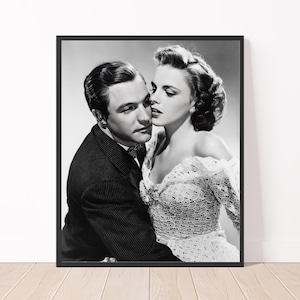 Vintage Movie Print Judy Garland and Gene Kelly For me and My Gal 1942 Poster Old Hollywood Photography