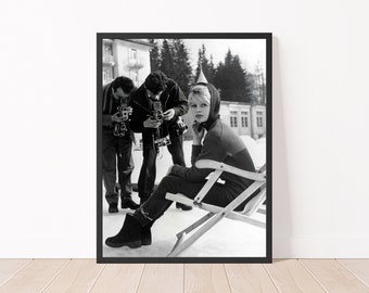 Brigitte Bardot Print, Vintage Black and White Brigitte Bardot Photograph, Brigitte Bardot Poster