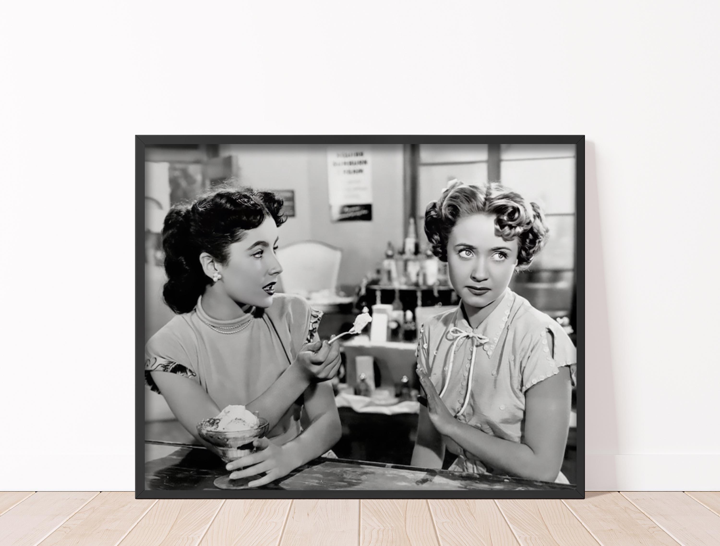 Vintage Movie Print 1940s Elizabeth Taylor and Jane Powell A Date with Judy Classic Hollywood Wall Decor
