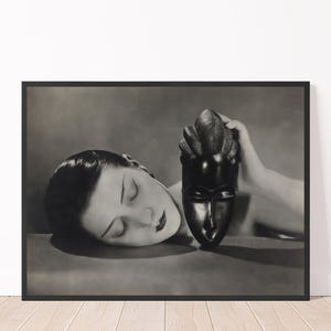 Man Ray Print Black and White Vintage Photography Man Ray Large Photo Print