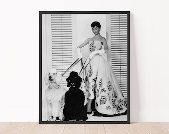 Audrey Hepburn Print Audrey Hepburn Sabrina Movie Poster