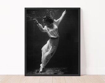 Lady in Water 1947 H Photo Print, Weeki Wachee Spring, Florida