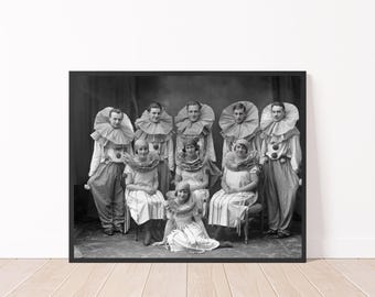 Vintage People Photography Black&White 1924 People Performing  Antique Historic Photo Print