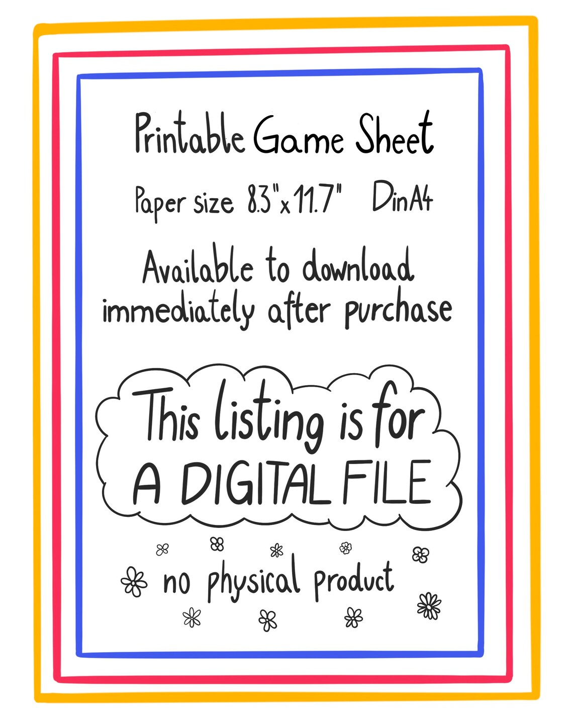 Digital PRINTABLE Kids Activity Sheet Roll and Draw Face Ghost Character Dice Drawing Game ...