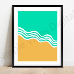 The Beach 8x10 inches - Digital Print