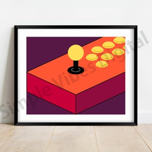 Arcade Stick 10x20 Zoll - Digitaldruck