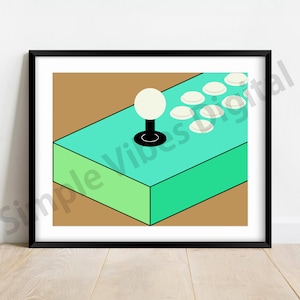 Arcade Stick 10x20 Zoll - Digitaldruck